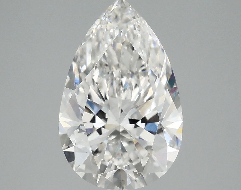 Lab Grown Diamond 2,59Ct F-VS1 Pear - IGILG817688218 1