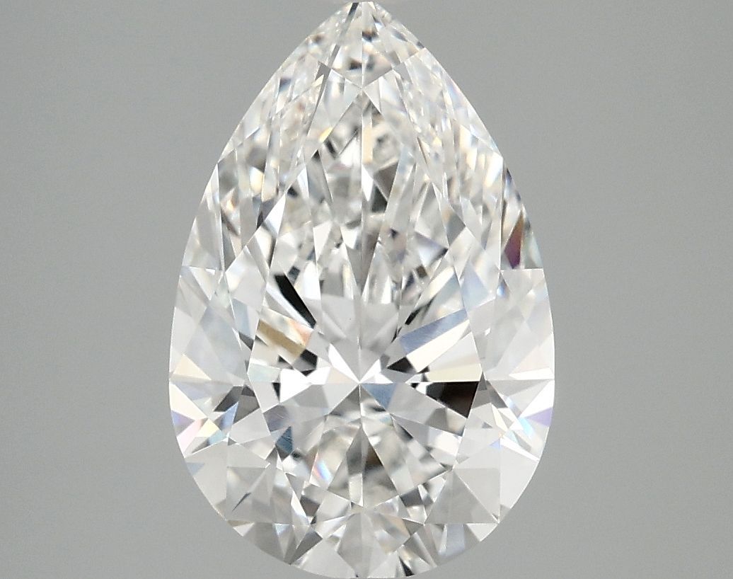 Lab Grown Diamond 3,1Ct F-VVS2 Pear - IGILG816682903 1