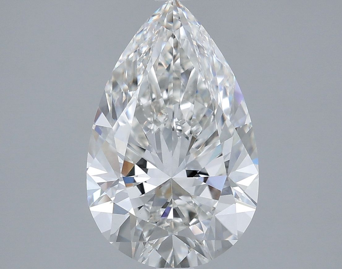 Lab Grown Diamond 3,55Ct F-VVS2 Pear - IGILG810619779 1