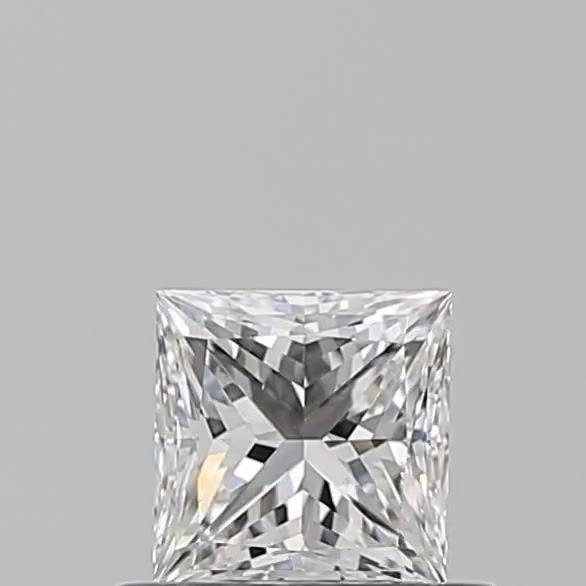 Diamond Natural 0,53Ct F-VS2 Princess - GIA6562190200 1