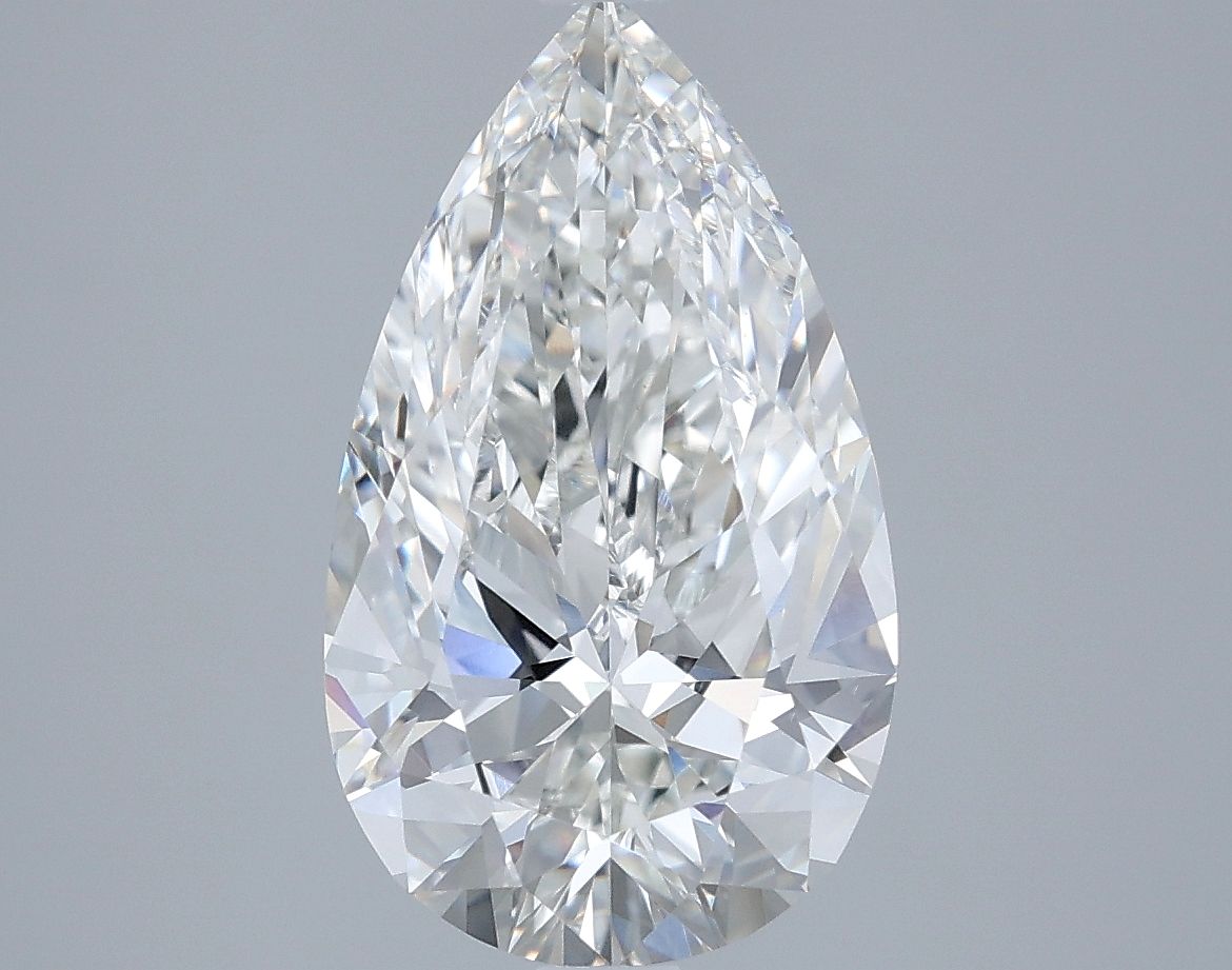 Lab Grown Diamond 3,52Ct F-VVS2 Pear - IGILG803652597 1