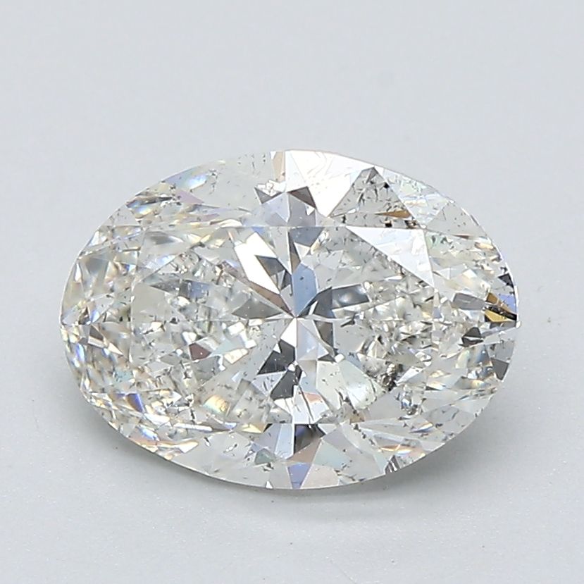 Diamond Natural 1,8Ct H-SI2 Oval - GIA1558740467 1