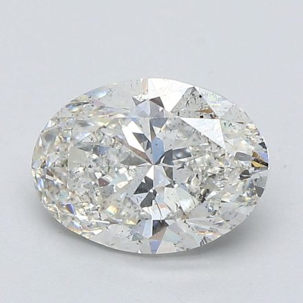 Diamond Natural 1,8Ct H-SI2 Oval - GIA1558740467 1