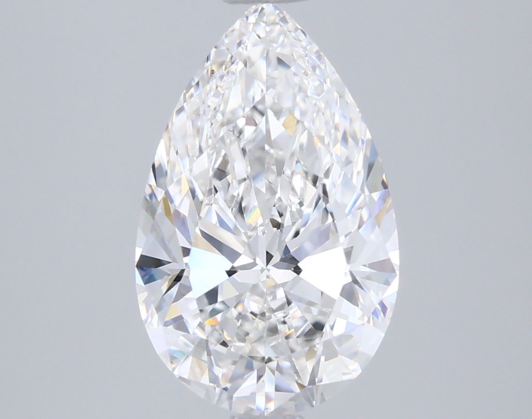 Lab Grown Diamond 2,5Ct E-VS2 Pear - IGILG818654665 1