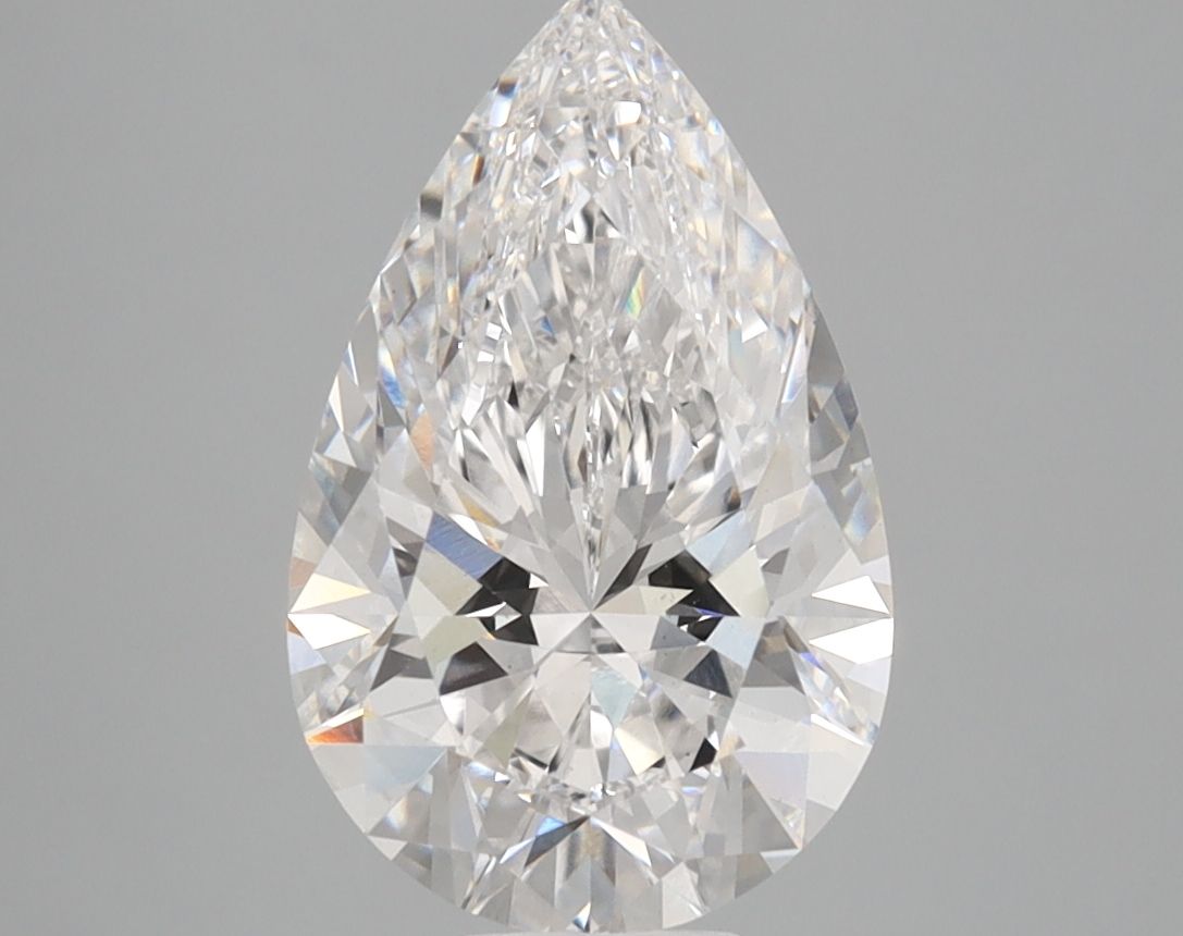 Lab Grown Diamond 2,56Ct D-VS1 Pear - IGILG722521626 1