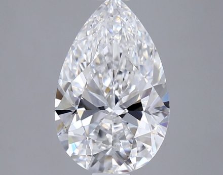 Lab Grown Diamond 1,5Ct D-IF Pear - IGILG824611696 1