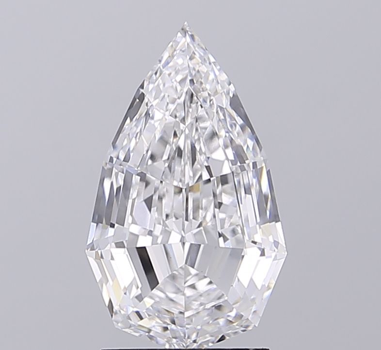 Lab Grown Diamond 2,5Ct D-VVS2 Pear - IGILG818688533 1