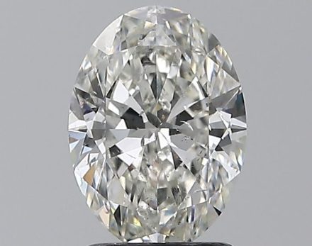 Diamond Natural 1,71Ct H-SI2 Oval - GIA1563109685 1