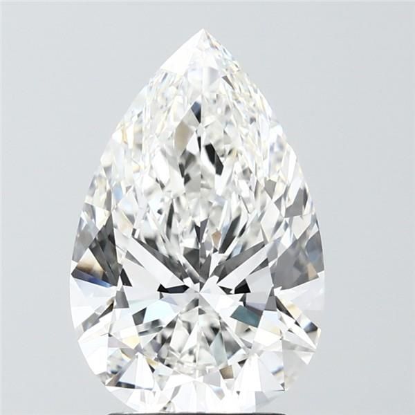 Lab Grown Diamond 3,09Ct F-VVS2 Pear - IGILG834609663 1