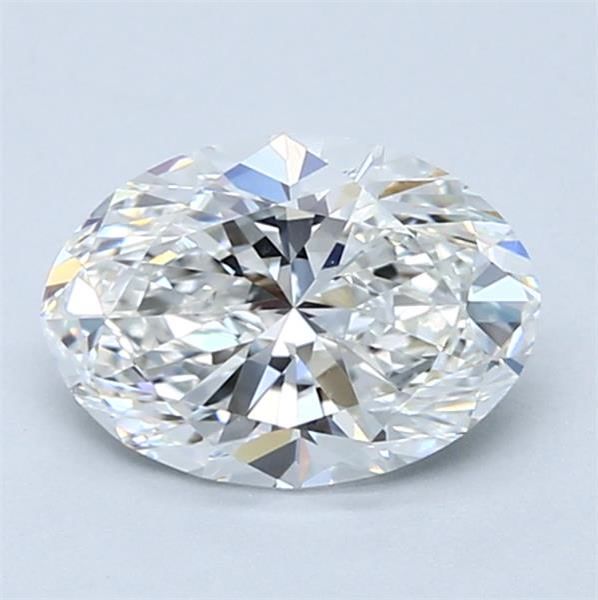 Diamond Natural 1,52Ct F-VS2 Oval - GIA7561140870 1