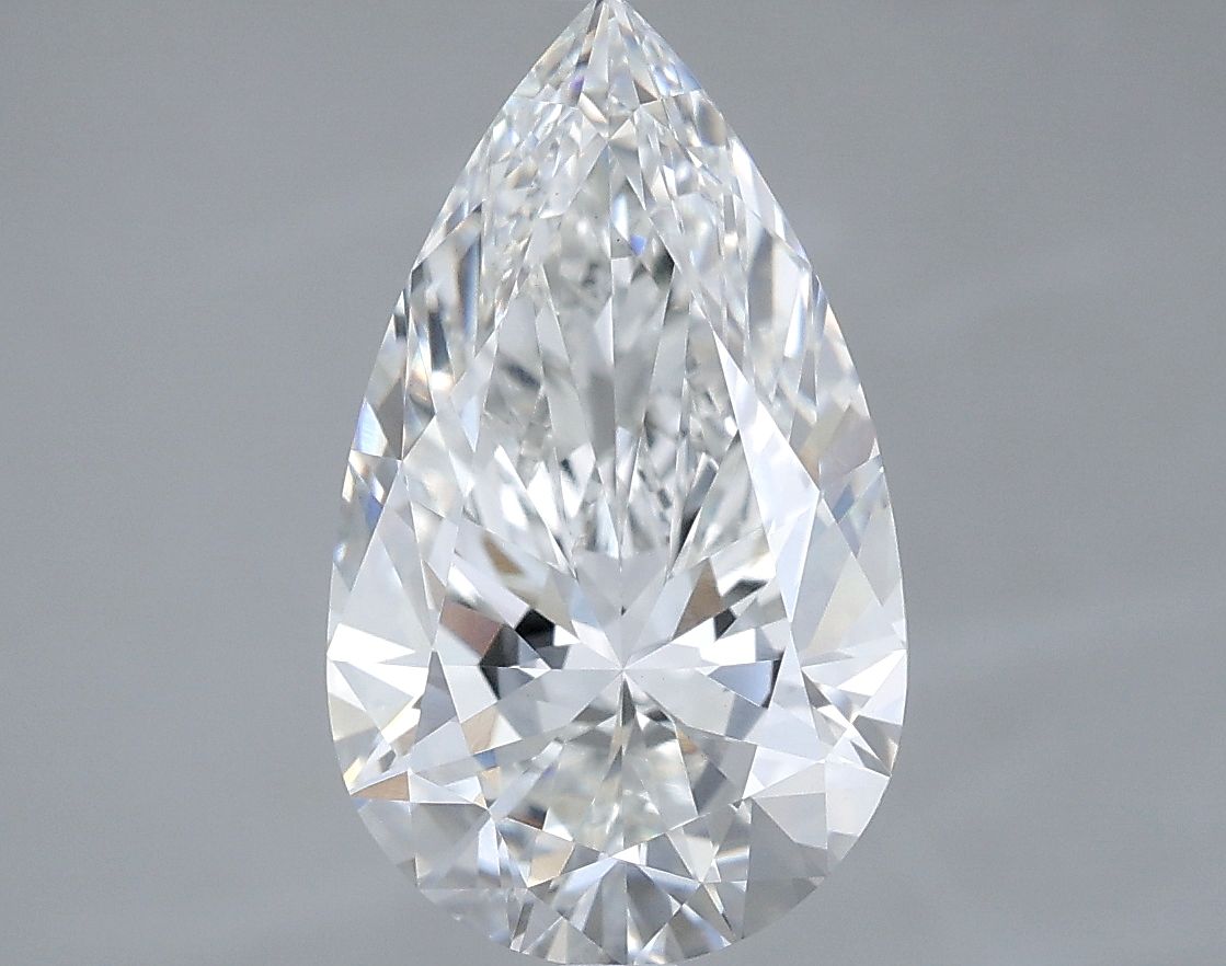 Lab Grown Diamond 3,07Ct F-VS1 Pear - IGILG831658887 1