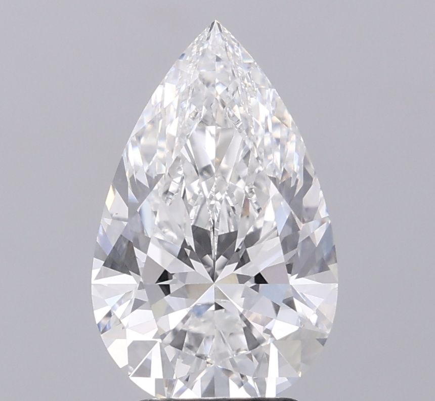 Lab Grown Diamond 3,05Ct E-VVS2 Pear - IGILG836623133 1
