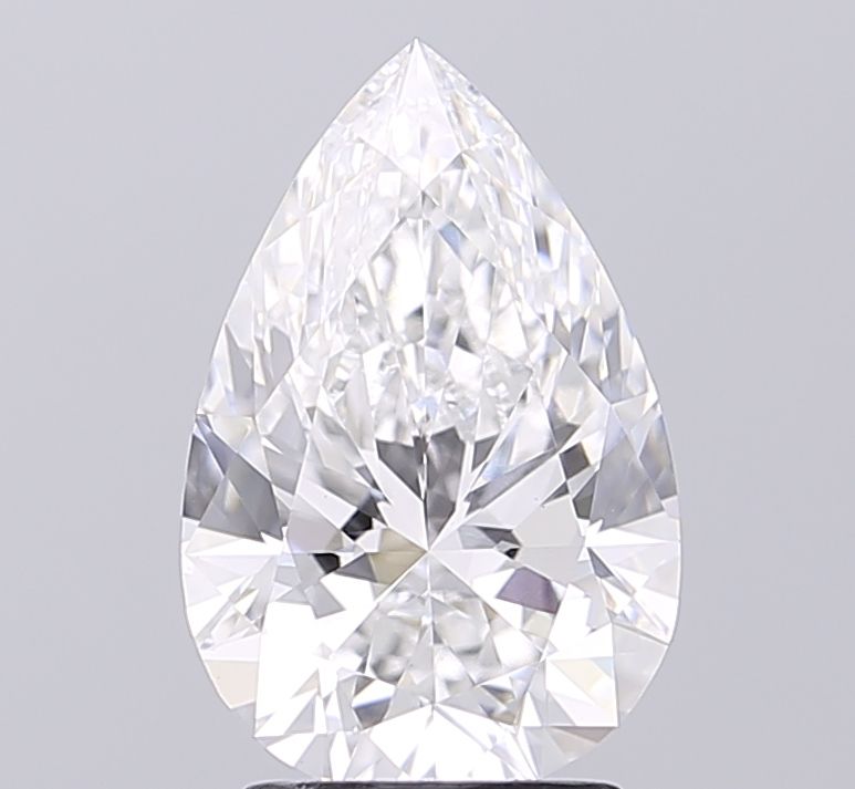 Lab Grown Diamond 2,5Ct D-VVS2 Pear - IGILG835689691 1