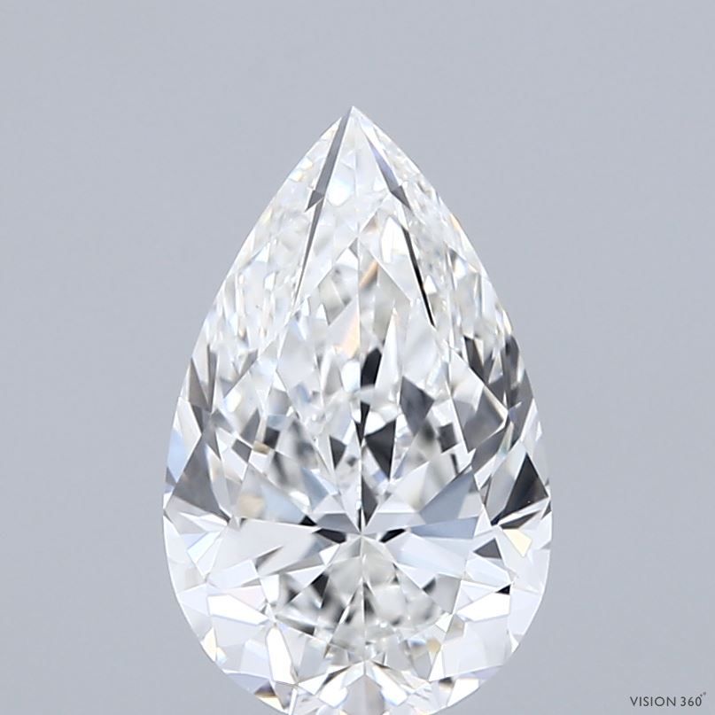 Lab Grown Diamond 1,96Ct F-VVS2 Pear - IGILG768621690 1