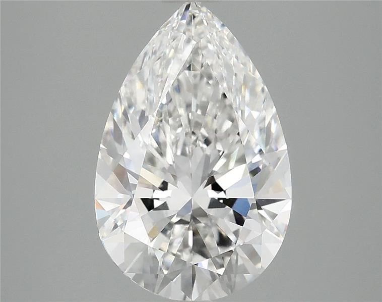 Lab Grown Diamond 2,92Ct F-VVS2 Pear - IGILG824602458 1