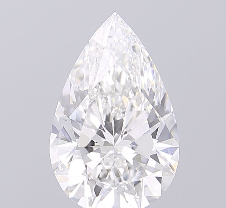 Lab Grown Diamond 2,59Ct E-VVS1 Pear - IGILG835689828 1