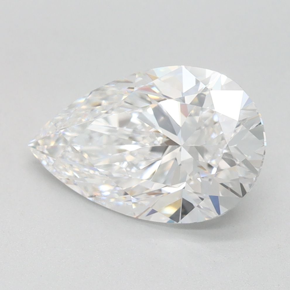 Lab Grown Diamond 1,55Ct D-IF Pear - IGILG836603167 1