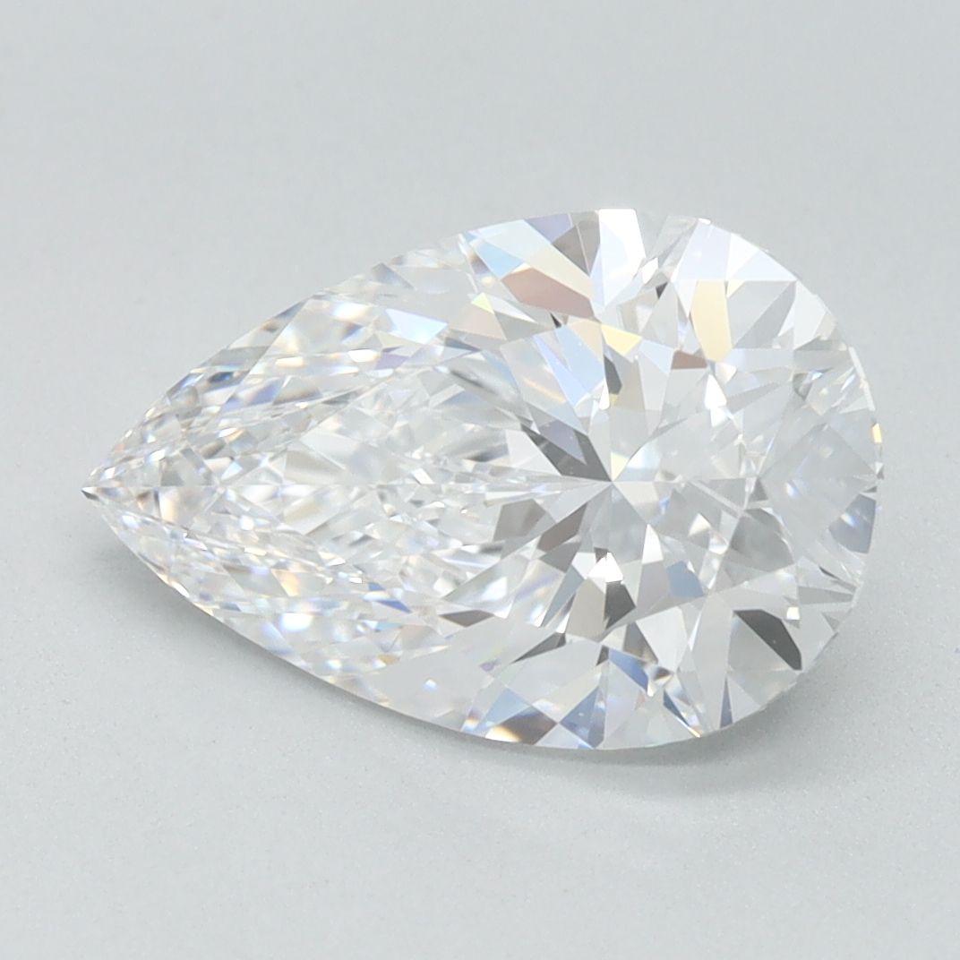 Lab Grown Diamond 2,02Ct D-IF Pear - IGILG837647081 1