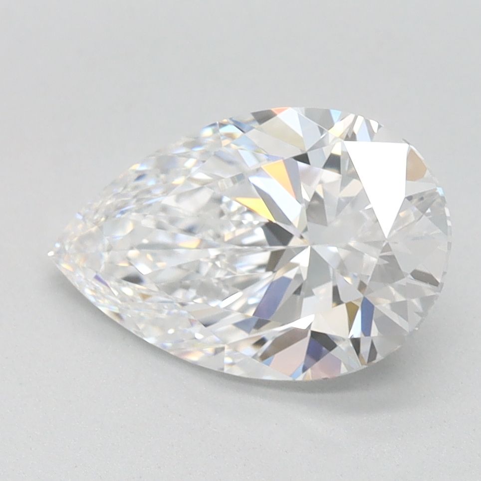 Lab Grown Diamond 1,61Ct D-IF Pear - IGILG836603168 1