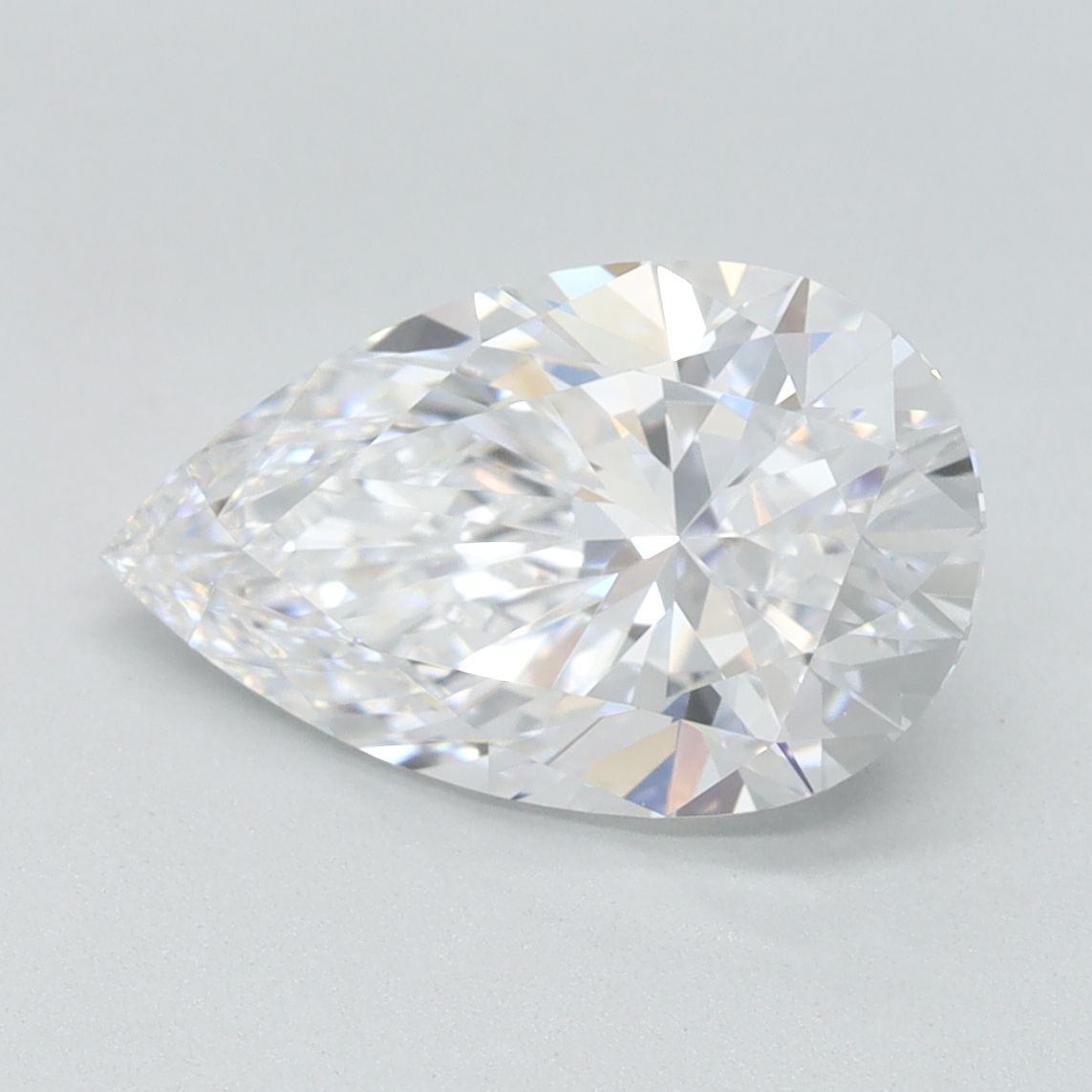 Lab Grown Diamond 2Ct D-IF Pear - IGILG837647080 1