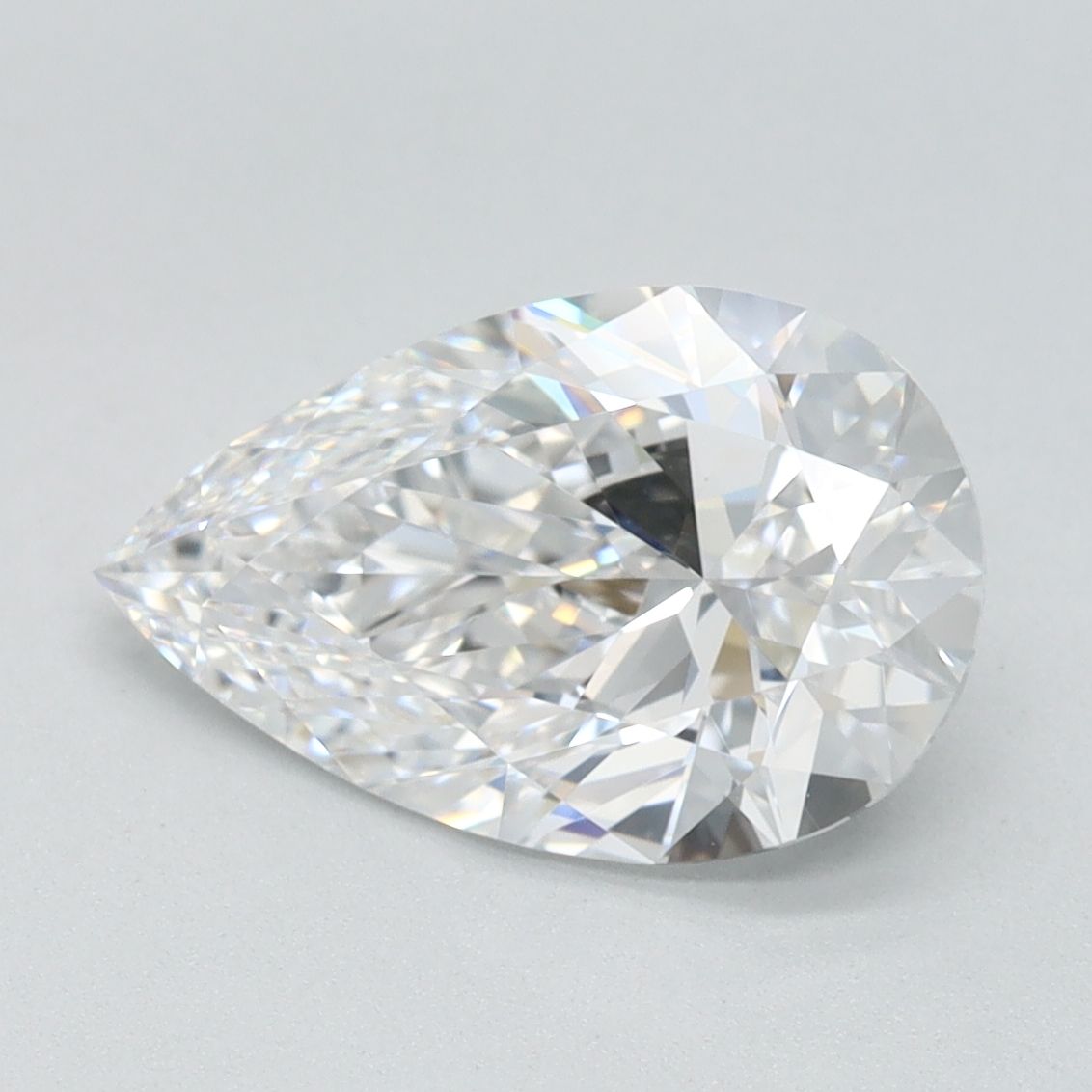 Lab Grown Diamond 2Ct D-IF Pear - IGILG837647079 1