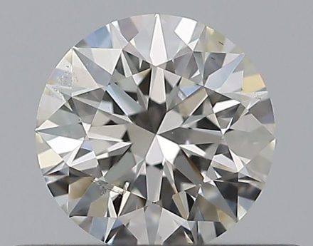 Diamond Natural 0,4Ct I-SI2 Round - GIA7566131053 1