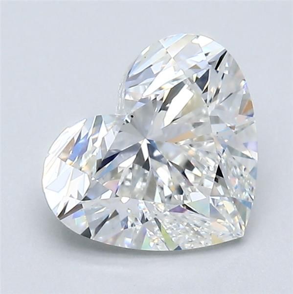 Diamond Natural 1,52Ct G-VS1 Heart - GIA7438990623 1