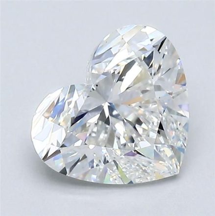 Diamond Natural 1,52Ct G-VS1 Heart - GIA7438990623 1