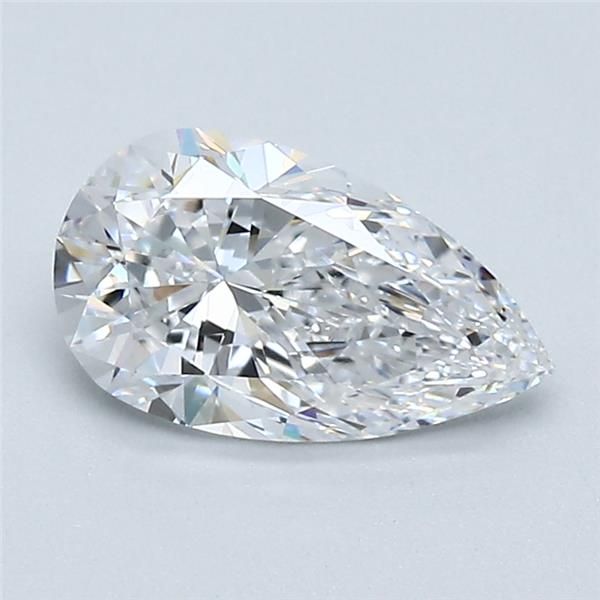 Diamond Natural 1,1Ct D-IF Pear - GIA5231091169 1