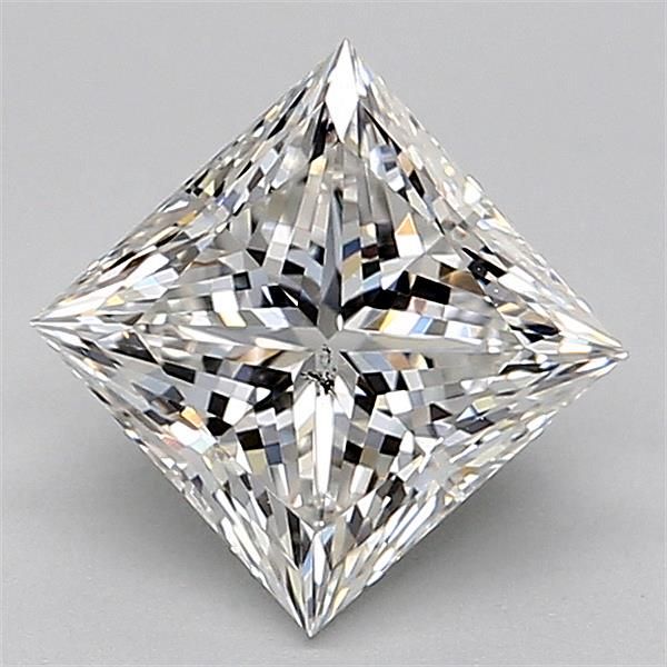 Diamond Natural 1,59Ct G-SI1 Princess - GIA2225103968 1
