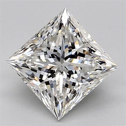 Diamond Natural 1,59Ct G-SI1 Princess - GIA2225103968 1