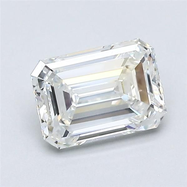 Diamond Natural 1Ct G-VVS1 Emerald - GIA6405230920 1