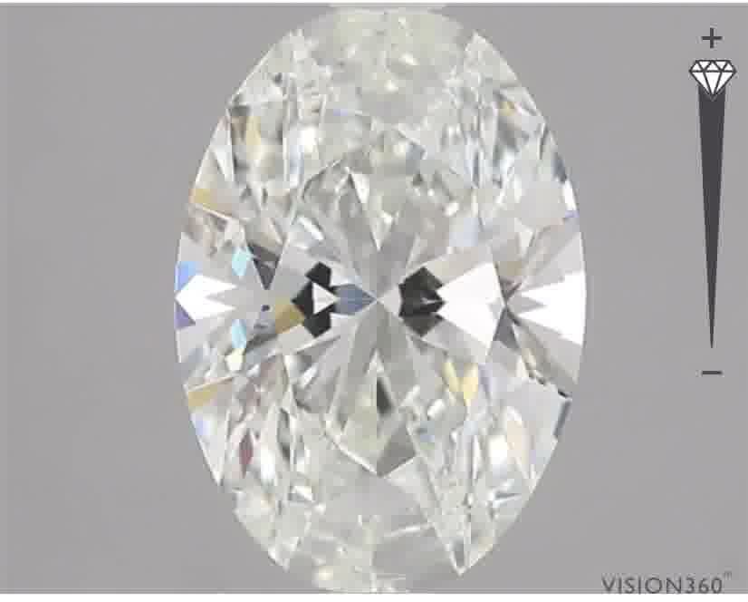 Diamond Natural 1,71Ct F-SI1 Oval - GIA6431703860 1