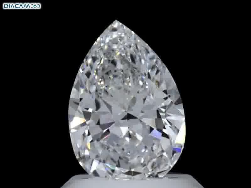 Diamond Natural 1,01Ct D-IF Pear - GIA5181402007 1