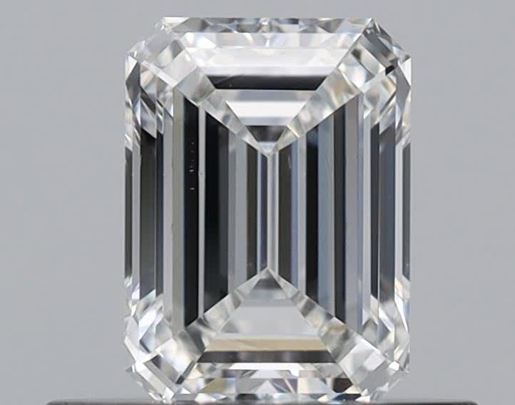 Diamond Natural 0,5Ct F-VS1 Emerald - GIA7478761481 1