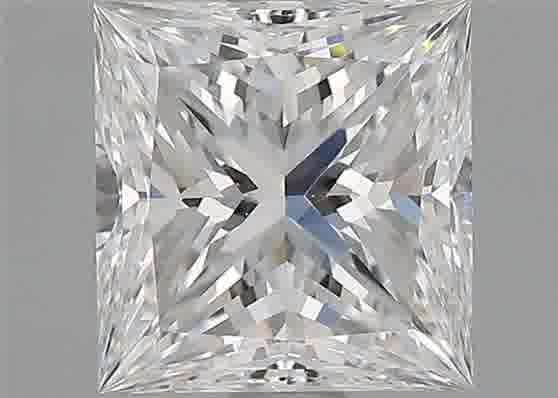 Diamond Natural 1,55Ct E-VS1 Princess - GIA2151444916 1