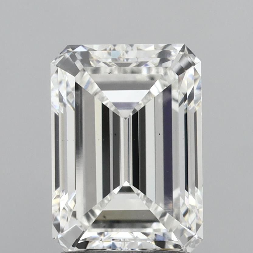 Lab Grown Diamond 2,02Ct F-VS2 Emerald - IGILG607309065 1