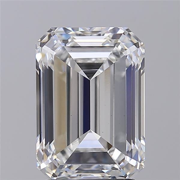 Lab Grown Diamond 3,1Ct F-VVS2 Emerald - GIA6452208372 1