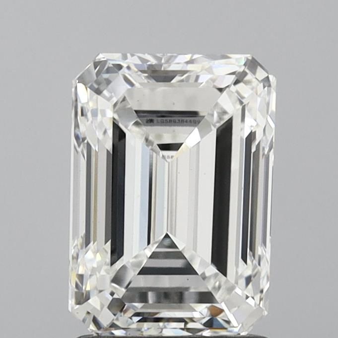 Lab Grown Diamond 2Ct F-VS1 Emerald - IGILG589384499 1