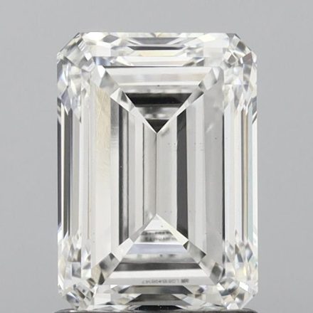 Lab Grown Diamond 1,69Ct F-VS1 Emerald - IGI618498147 1