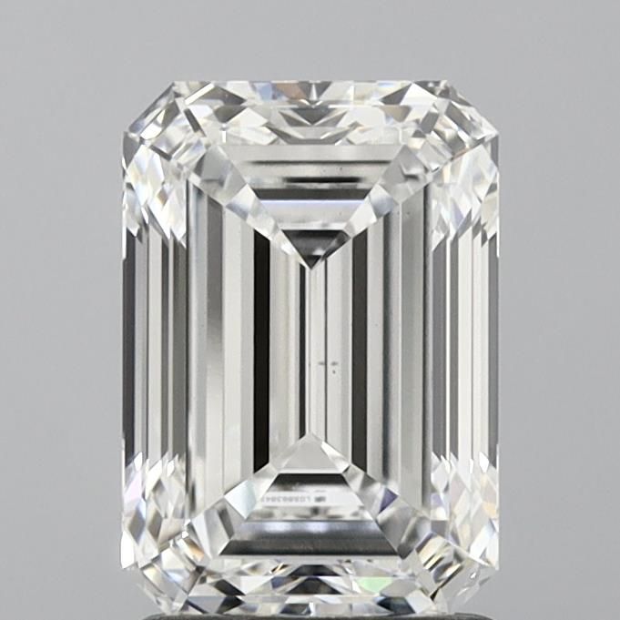 Lab Grown Diamond 1,89Ct F-VS1 Emerald - IGILG589384507 1