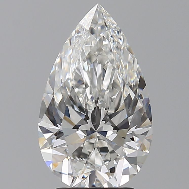 Lab Grown Diamond 3,07Ct E-VVS2 Pear - IGILG829607384 1