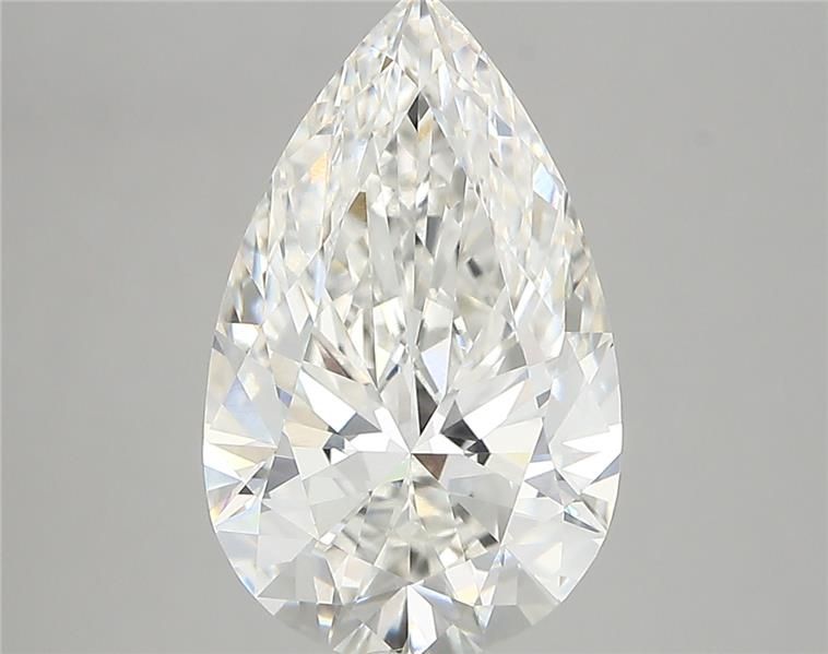 Lab Grown Diamond 3,79Ct F-VVS1 Pear - IGILG655452929 1