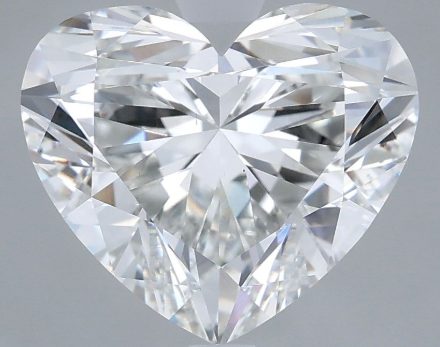 Lab Grown Diamond 4,28Ct F-VS1 Heart - IGILG813655618 1