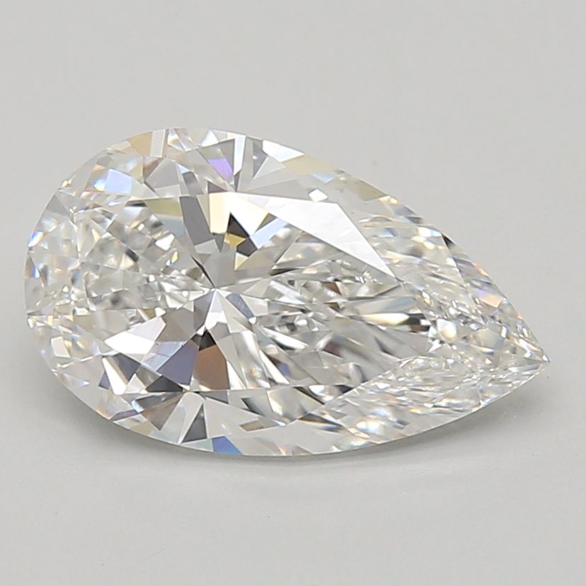 Lab Grown Diamond 3Ct D-VVS1 Pear - IGILG838641872 1