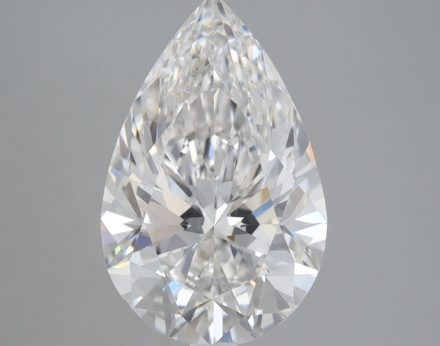 Lab Grown Diamond 4Ct F-VS1 Pear - GIA2221734762 1