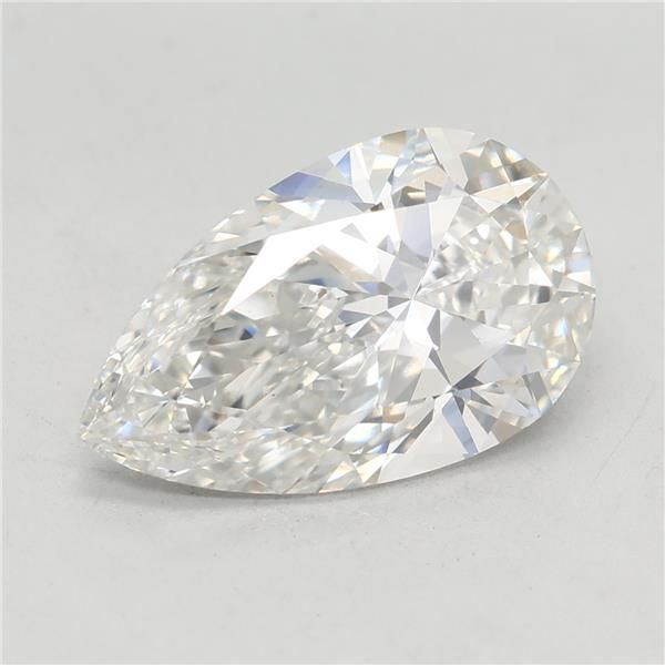 Lab Grown Diamond 3,06Ct F-VS1 Pear - IGILG759505298 1