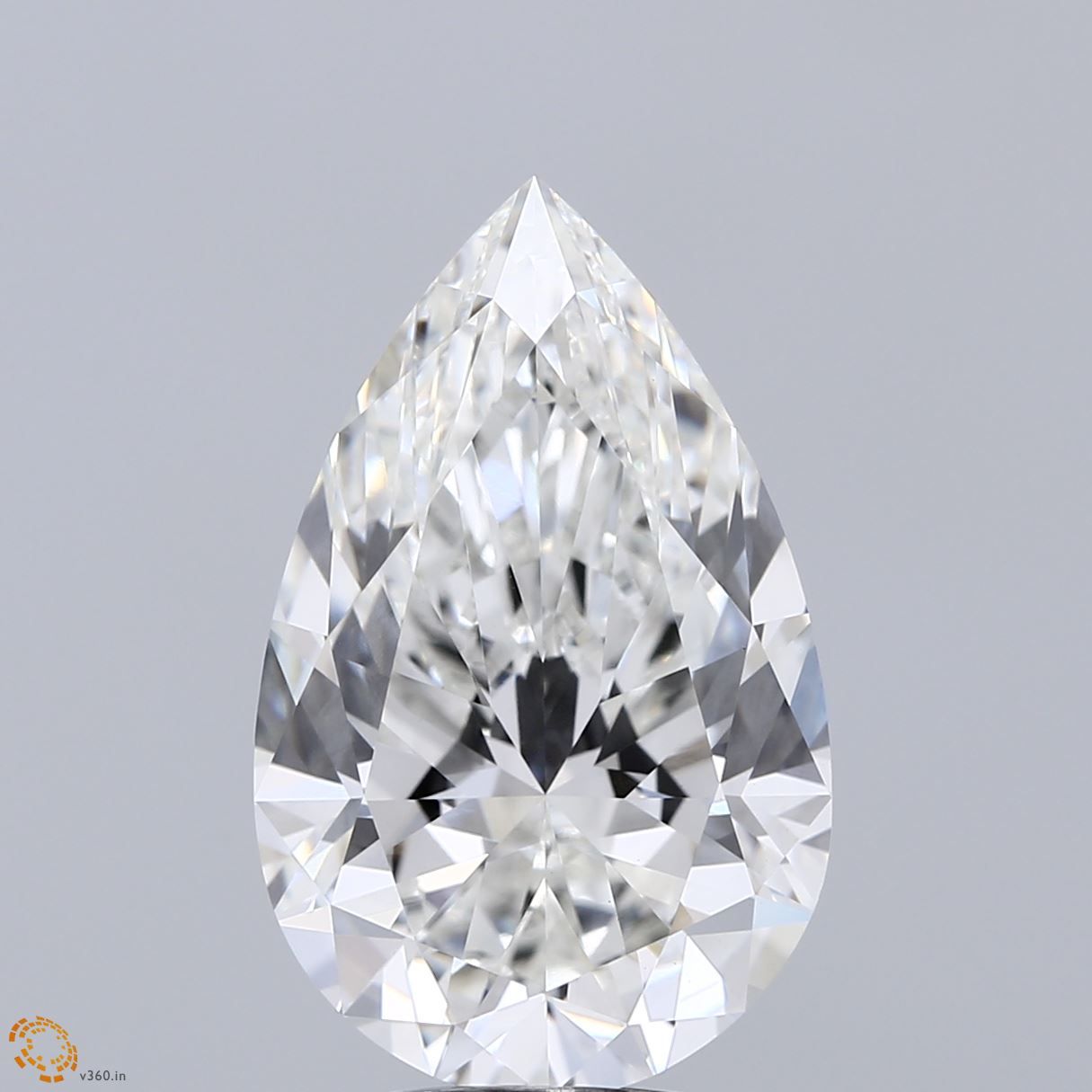 Lab Grown Diamond 7,02Ct G-VVS2 Pear - IGILG757535212 1