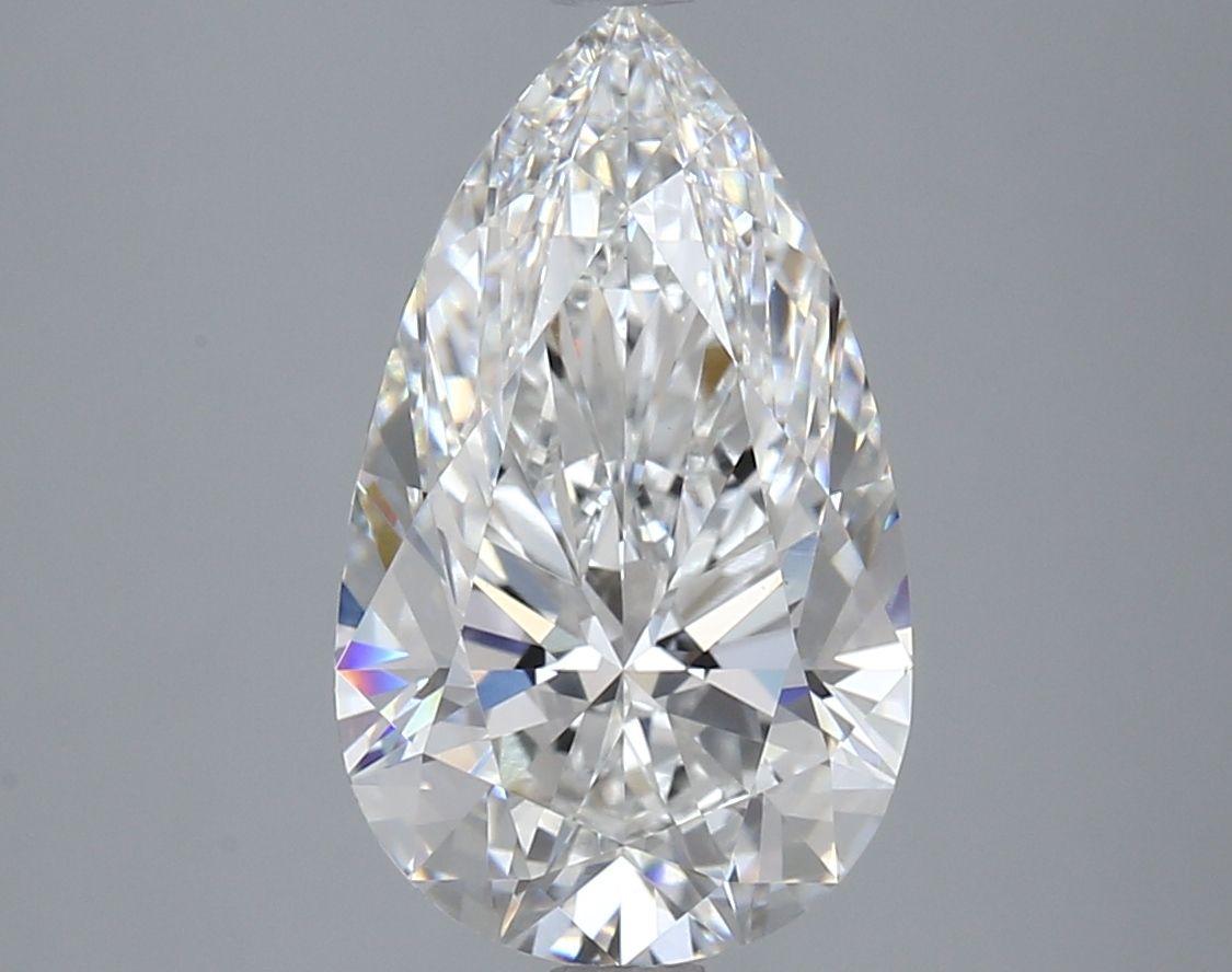 Lab Grown Diamond 4,09Ct E-VVS2 Pear - IGILG617451088 1