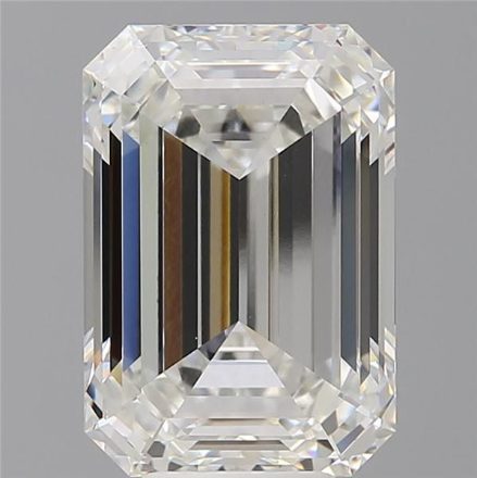Lab Grown Diamond 7,09Ct F-VVS2 Emerald - IGILG745520621 1